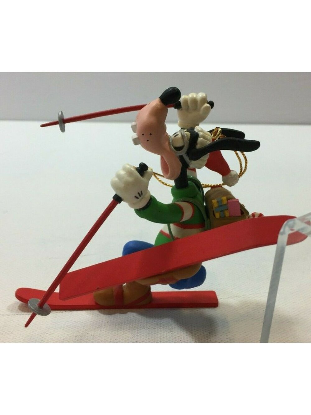 Vintage Groiler Disney Goofy Mickey Friends Ski Trip Christmas Ornament Holiday